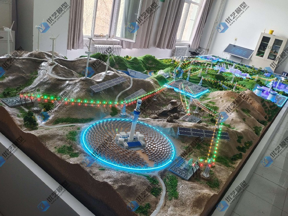 湖南省優藝模型——綜合新能源電力系統模型,新能源發電模型 湖南省優藝模型——綜合新能源電力系統模型,新能源發電模型